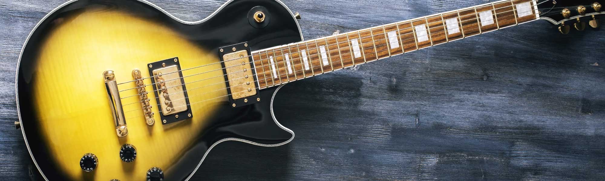 Black and Yellow Guitar
